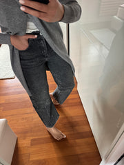 JEANS GRIGIO BALLON GLITTER