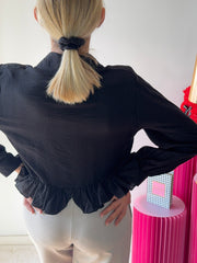 Camicia volant asimmetrica