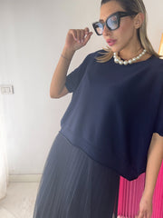 Abito con gonna plissè