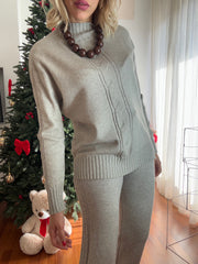 Coordinato treccia 2 pezzi