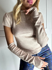 Maglia con manicotti