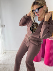 Tuta Holly con felpa zip