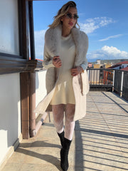 Collant bianco pizzo