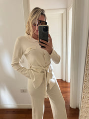 COORDINATO LANA RASATA