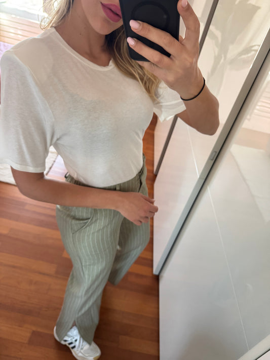 BODY ELASTICIZZATO IN COTONE CON SPALLINE