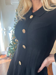 ABITO BOTTONI ORO NERO