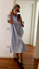 CAMICIONE BOTTONI SWAROSKY 100%COTONE