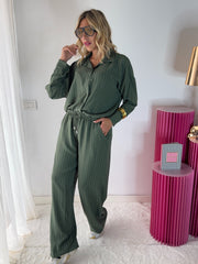 COORDINATO GESSATO VERDE