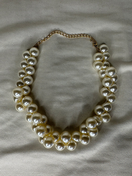 Collana doppia perle
