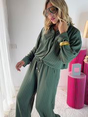 COORDINATO GESSATO VERDE