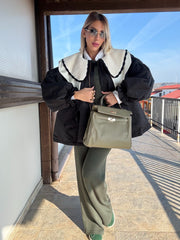 Piumino collo Peter Pan