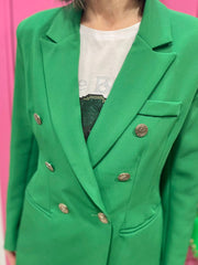 TAILLEUR STRUTTURATO E FODERATO VERDE