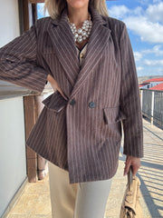 Giacca rigata