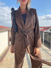 Tailleur Quadri