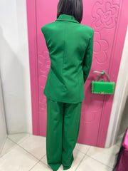 TAILLEUR STRUTTURATO E FODERATO VERDE