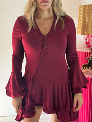 ABITO SHORT CHIUSURA BOTTONCINI