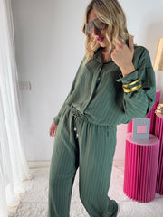 COORDINATO GESSATO VERDE