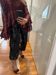 PANTALONE BALLON IN PAILLETTES