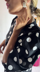 ORECCHINI PERLINE E STRASS