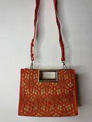 Borsa in pizzo con tracolla chiusura calamita