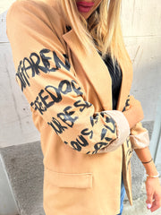 Giacca Scritte
