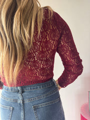 BODY IN PIZZO BORDEAUX