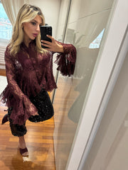 PANTALONE BALLON IN PAILLETTES