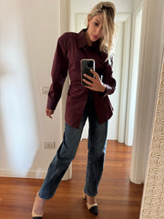 CAMICIA MOD YSL BORDEAUX