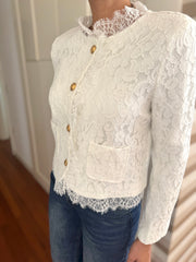 GIACCA RIVESTITA IN PIZZO