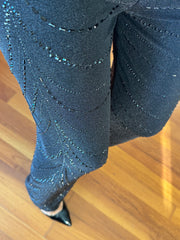 PANTALONE APPLICAZIONE PAILLETTES MOLTO ELASTICO