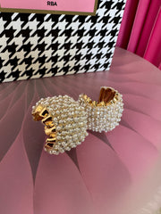 ORECCHINI PERLINE E STRASS