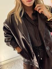 GIACCA IN ECOPELLE FODERATA