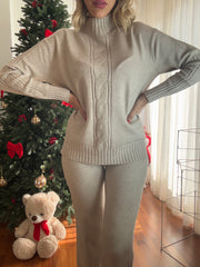 Coordinato treccia 2 pezzi