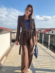 Tailleur Quadri