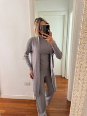 COORDINATO 3 pezzi CANOTTA PANTALONE CARDIGAN
