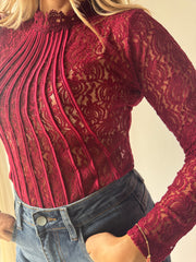 BODY IN PIZZO BORDEAUX