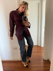 CAMICIA MOD YSL BORDEAUX