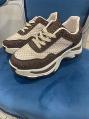 SNEAKERS SWAROSKY BROWN