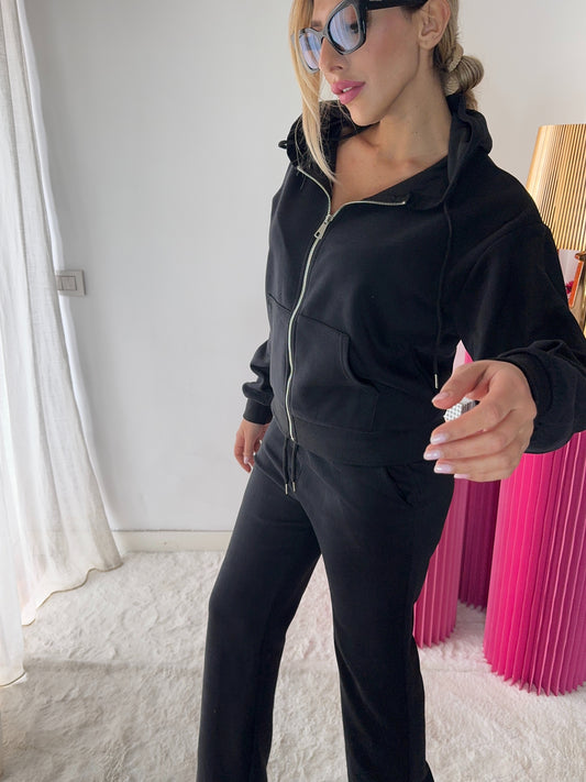 Tuta Holly con felpa zip