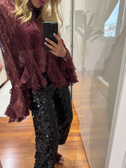 PANTALONE BALLON IN PAILLETTES