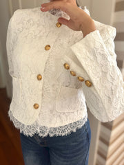 GIACCA RIVESTITA IN PIZZO