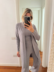 COORDINATO 3 pezzi CANOTTA PANTALONE CARDIGAN