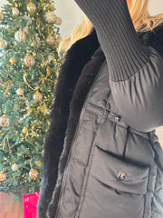 PIUMINO CON ECO-PELLICCIA ESTRAIBILE