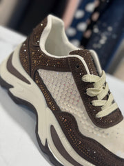 SNEAKERS SWAROSKY BROWN