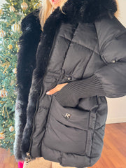 PIUMINO CON ECO-PELLICCIA ESTRAIBILE