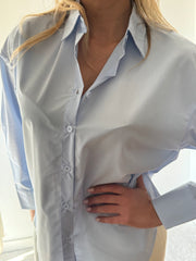CAMICIA CELESTE 100% COTONE