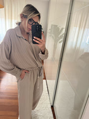 COORDINATO GESSATO BEIGE