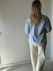 CAMICIA CELESTE 100% COTONE