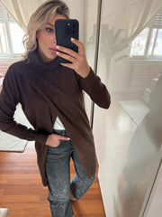 JEANS GRIGIO BALLON GLITTER