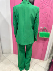 TAILLEUR STRUTTURATO E FODERATO VERDE